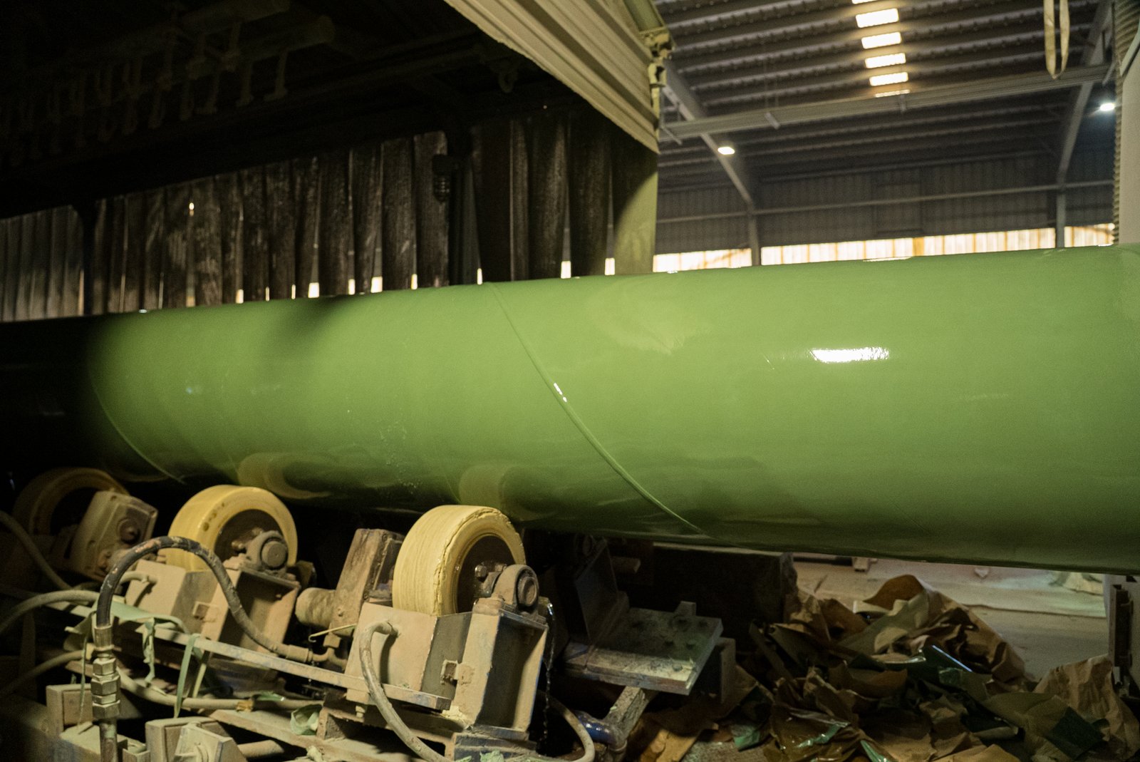 Pipe coating and finishing at Jindal Tubular