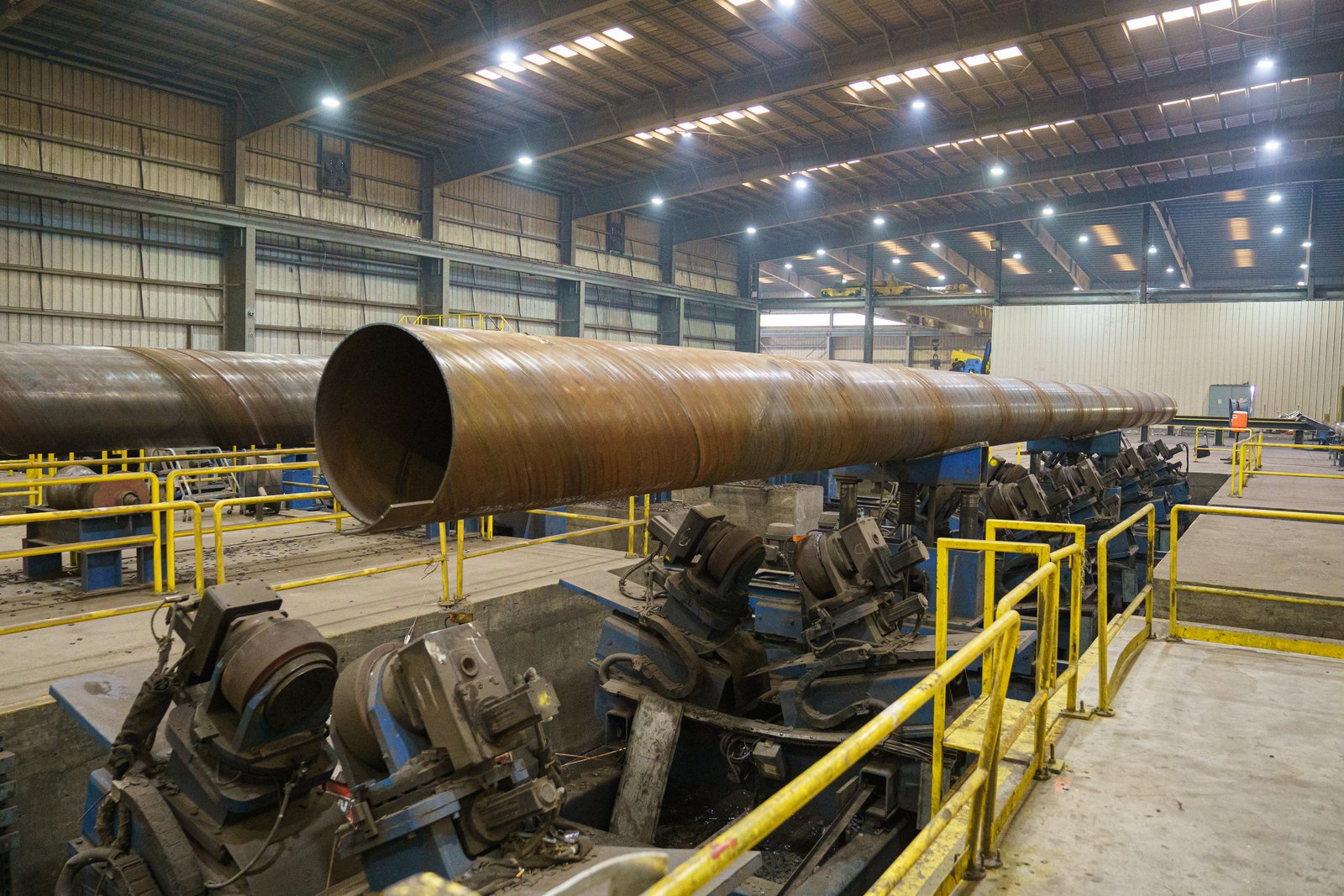 Jindal Tubular pipe manufacturing lines